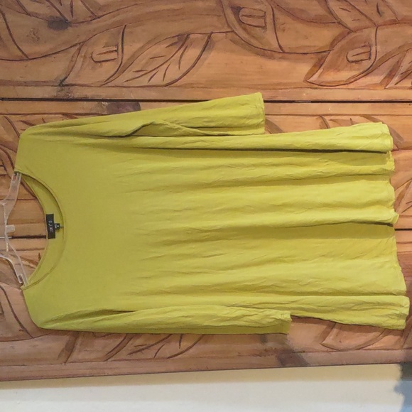 Comfy USA Lime Green Dress long sleeve S - Picture 1 of 1